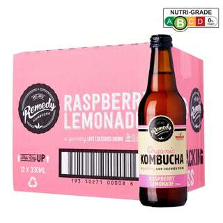Remedy Organic Kombucha - Raspberry Lemonade