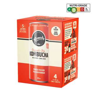 Remedy Organic Kombucha - Mango Passion