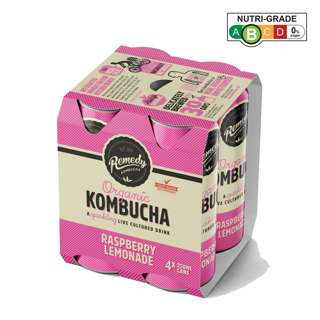 Remedy Organic Kombucha - Raspberry Lemonade Remedy Organic Kombucha - Raspberry Lemonade