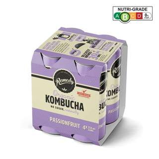 Remedy Organic Kombucha - Passionfruit Remedy Organic Kombucha - Passionfruit