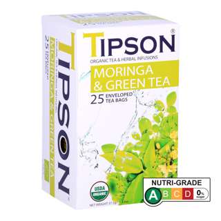 Tipson Organic Moringa Herbal Infusions - Green Tea