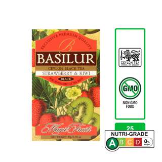 Basilur Strawberry And Kiwi Black Tea