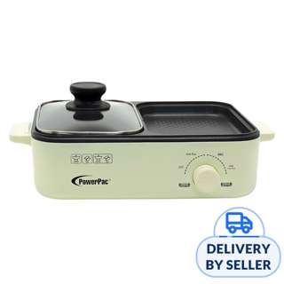 PowerPac Multipurpose Steamboat Pot, BBQ Grill PPMC728