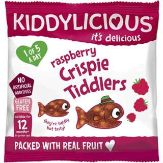 Kiddylicious Crispy Tiddlers Raspberry 12g