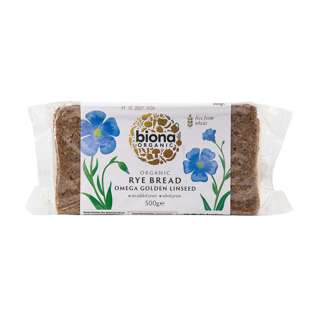 Biona Organic Rye-Omega 3 - Golden Linseed Bread Biona Organic Rye-Omega 3 - Golden Linseed Bread