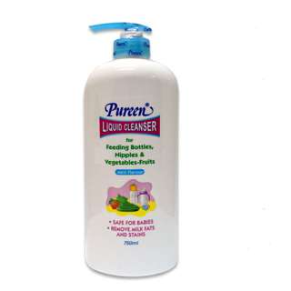 Pureen Liquid Cleanser For Feeding Bottles Nipples Veg - Mint