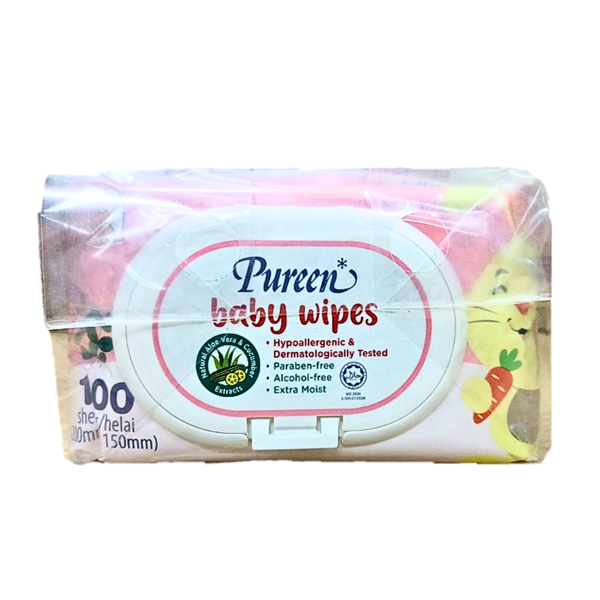 Pureen Baby Wipes - Natural Aloe Vera & Cucumber
