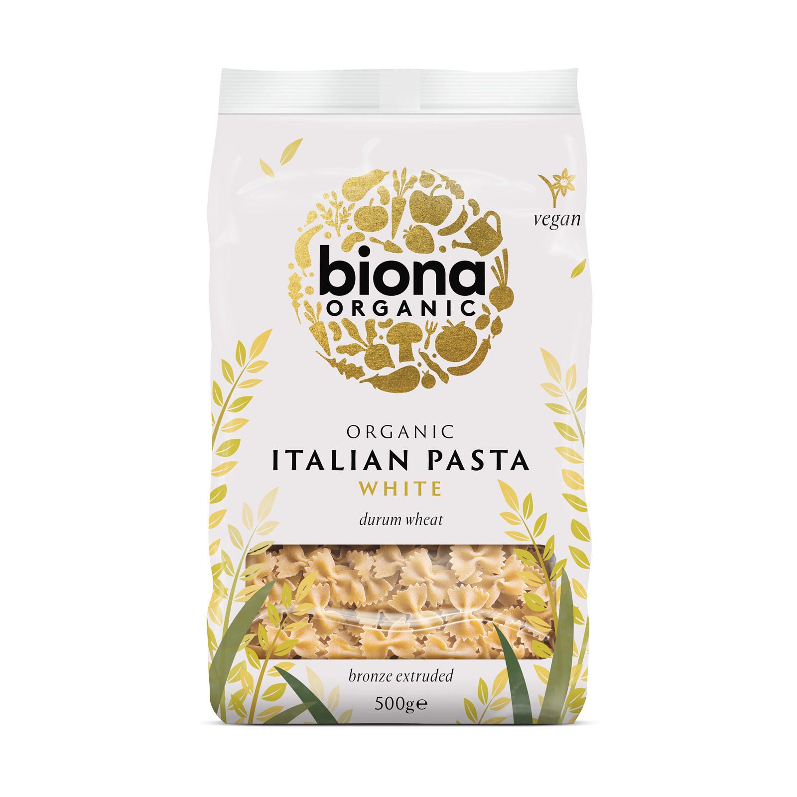 Biona Organic White Farfalline Pasta - Mini Bow Ties
