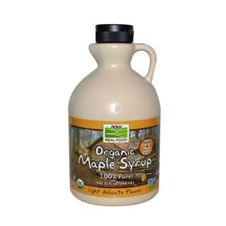 Now Foods Organic Maple Syrup, Grade A, Medium Amber