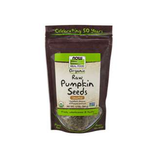 Now Foods Organic Raw Pumpkin Seeds Unsalted