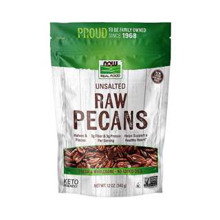 Now Foods Real Food Raw Pecans Unsalted