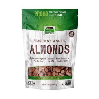 Now Foods Real Food Roasted Almonds with Sea Salt
