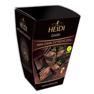 Heidi Heidi Dark Extreme Chocolate Bar 85% Mini Bites 28 X 5g