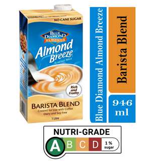 Blue Diamond Unsweetened Almond Breeze Barista Milk Blue Diamond Unsweetened Almond Breeze Barista Milk