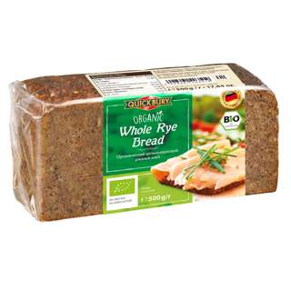 Quickbury Organic Whole Rye Bread Quickbury Organic Whole Rye Bread