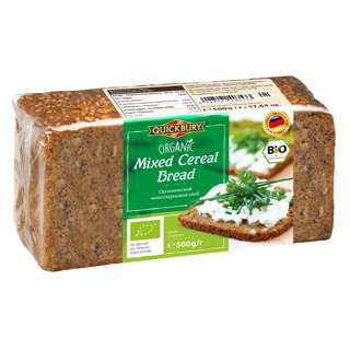 Quickbury Organic Mixed Cereal Bread Quickbury Organic Mixed Cereal Bread