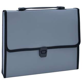 Alfax 802 Expanding File with 13 Dividers A4 - Grey