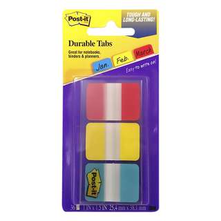 3M 686RYBT Post-it Durable Tab