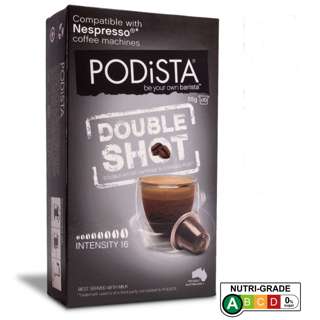 Podista Double Shot Nespresso Coffee Pods Podista Double Shot Nespresso Coffee Pods