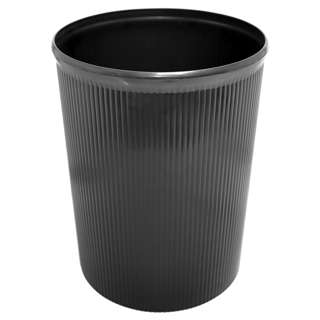 Alfax AL8812 Round Plastic Dustbin 17L - Black