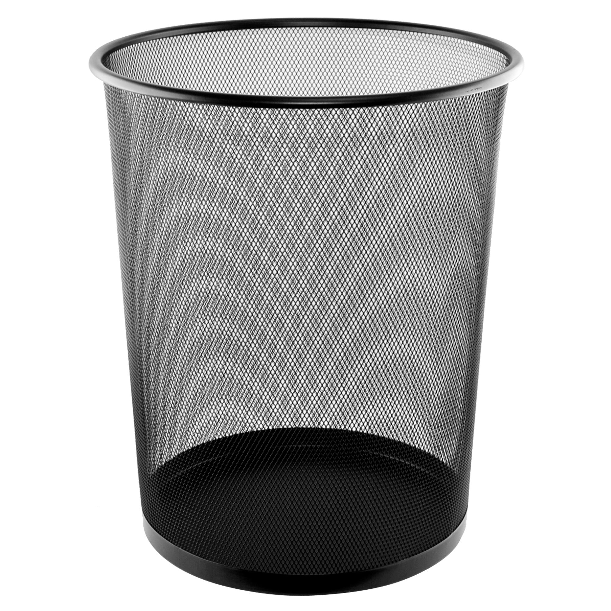 Alfax LD01158 Round Mesh Dustbin - Black