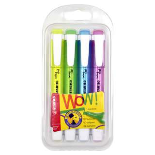 Stabilo 275/4 Swing Cool Highlighter Set - 4 colours