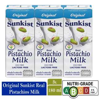 Sunkist Pistachios Milk Original Flavor 180 ML