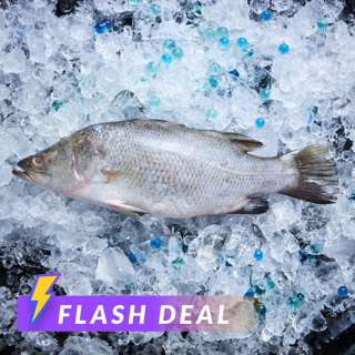 Image 91: Aw's Market Fresh Whole Seabass Glutted (Kukup Sea)