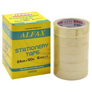 Alfax 2450N Stationery Tape - 24mm x 50m