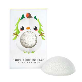 The Konjac Sponge Co Mini Sponge White Snowman Pore Refiner