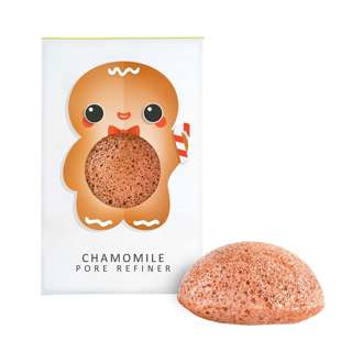 The Konjac Sponge Co Mini Sponge Gingerbread Man Pore Refiner