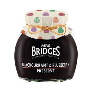Mrs Bridges Blackcurrant And Blueberry Preserve