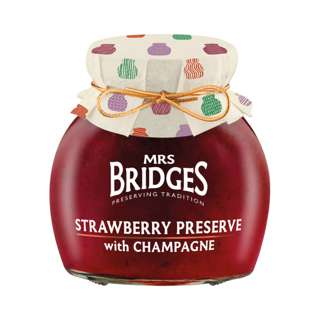 Mrs Bridges Preserve Strawberry with Champagne Mrs Bridges Preserve Strawberry with Champagne