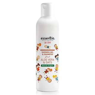 Essentiq Shower Gel and Shampoo Kids 2 in 1 Aloe Vera & Oats