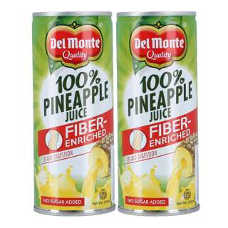 Del Monte Pineapple Juice w/Fibre - Bundle of 2