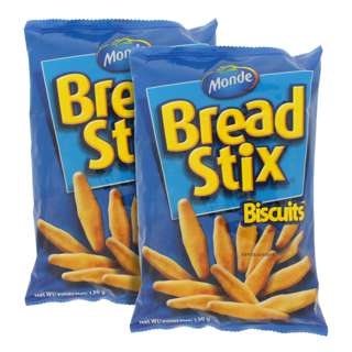 Monde Bread Stix Plain Biscuits - Bundle of 2