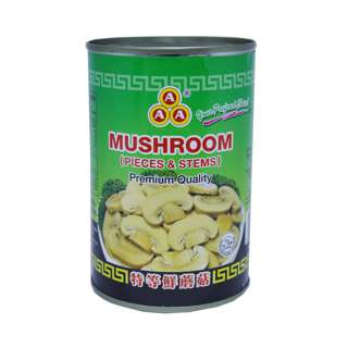 AAA Premium Whole Mushrooms(Pieces & Stems)