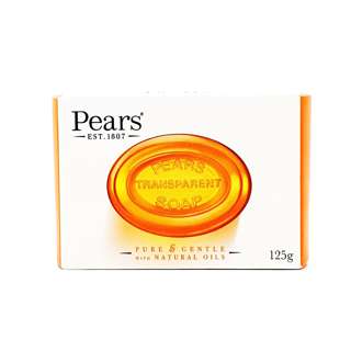 Pears Pure Gentle Yellow with Natural Oils Bar Soap 125g