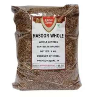 Kitchen Xpress Masoor Whole 5 Kg -- By Dashmesh