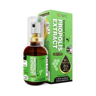 AFC Brazilian Green Propolis Throat Spray – Cough Relief AFC Brazilian Green Propolis Throat Spray – Cough Relief