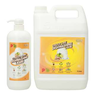 GW Ginger Lime Anti-bacterial Dishwashing Liquid Bundle