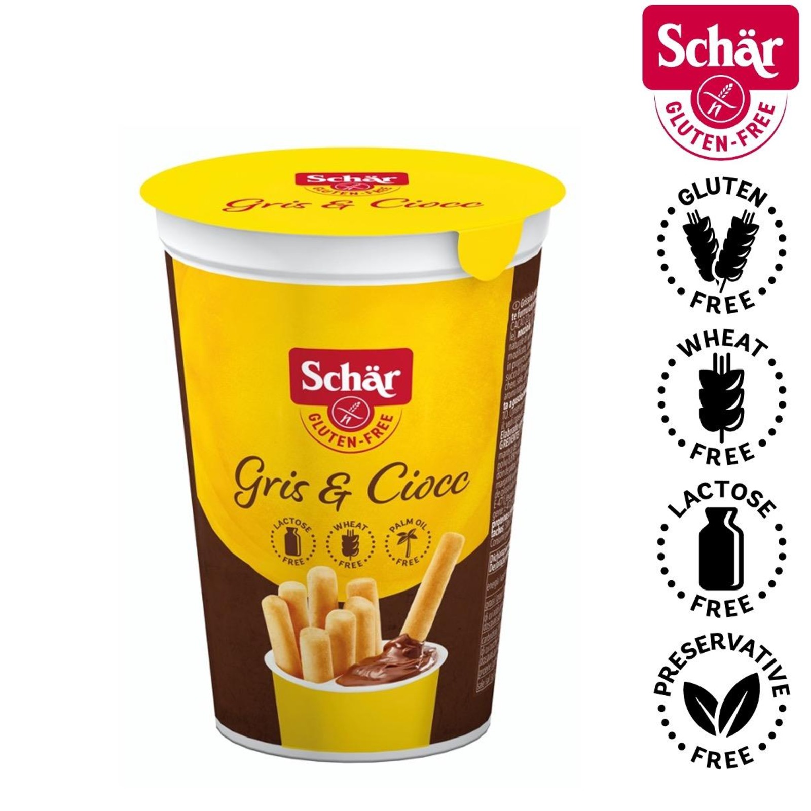 Schär Gluten Free Salatini Salinis – Pack Of 3 Salted Pretzel Snacks 60g Each | Gluten-Free Crunchy Pretzel Sticks