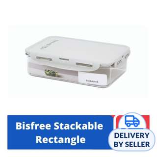 LOCK&LOCK Bisfree Rect Food Container 1.6L - Grey LOCK&LOCK Bisfree Rect Food Container 1.6L - Grey