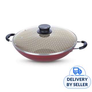Tramontina Paris 32 Wok w Glass Lid, Non-Stick
