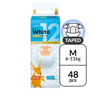 Nepia Whito Tape M48 12H - (6-11kg) 48 pc