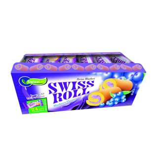 SwizzLef Swiss Roll - Blueberry Flavour