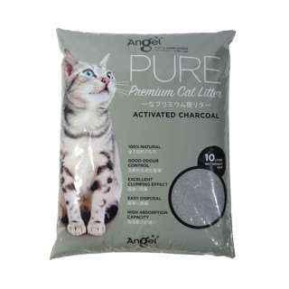 Angel Pure Premium Cat Litter Activated Charcoal Angel Pure Premium Cat Litter Activated Charcoal