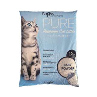 Angel Pure Premium Cat Litter - Baby Powder Scented