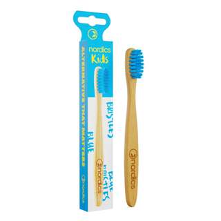 Nordics Kids Bamboo Toothbrush With Blue Bristles