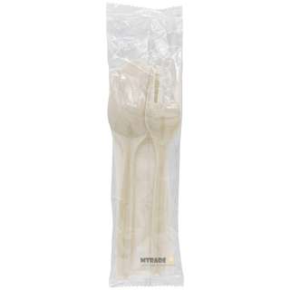 MTRADE Disposable Biodegradable 3 in 1 Cutlery Set